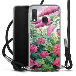 New Carry Case Transparent Stoff schwarz/silber