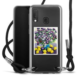 New Carry Case Transparent Stoff schwarz/silber