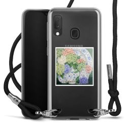 New Carry Case Transparent Stoff schwarz/silber