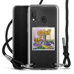 New Carry Case Transparent Stoff schwarz/silber