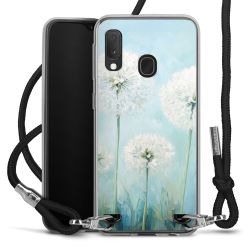 New Carry Case Transparent Stoff schwarz/silber