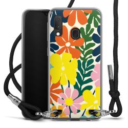 New Carry Case Transparent Stoff schwarz/silber