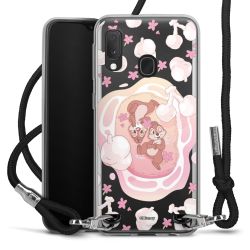 New Carry Case Transparent Stoff schwarz/silber