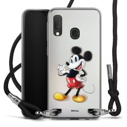 New Carry Case Transparent Stoff schwarz/silber