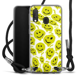 New Carry Case Transparent Stoff schwarz/silber