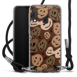 New Carry Case Transparent Stoff schwarz/silber