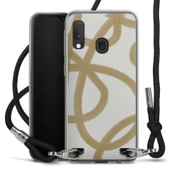 New Carry Case Transparent Stoff schwarz/silber