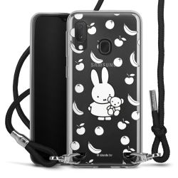 New Carry Case Transparent Stoff schwarz/silber