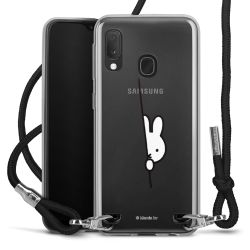 New Carry Case Transparent Stoff schwarz/silber