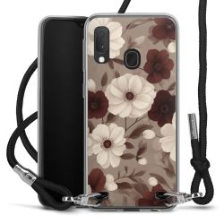 New Carry Case Transparent Stoff schwarz/silber