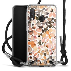 New Carry Case Transparent Stoff schwarz/silber