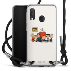 New Carry Case Transparent Stoff schwarz/silber