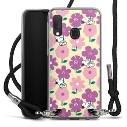 New Carry Case Transparent Stoff schwarz/silber