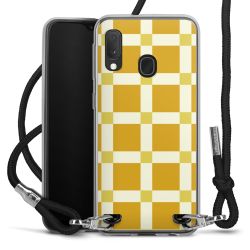 New Carry Case Transparent Stoff schwarz/silber