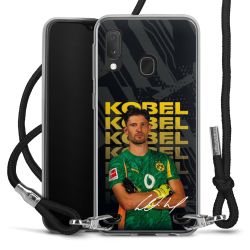 New Carry Case Transparent Stoff schwarz/silber