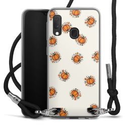 New Carry Case Transparent Stoff schwarz/silber