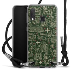 Carry Case Stoff schwarz/silber