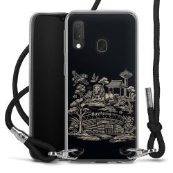 Carry Case Stoff schwarz/silber