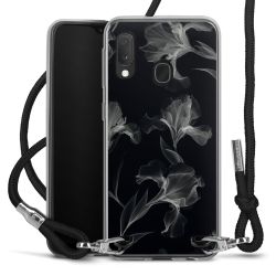 New Carry Case Transparent Stoff schwarz/silber