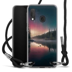 New Carry Case Transparent Stoff schwarz/silber