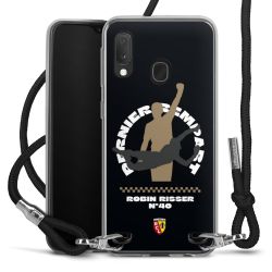 New Carry Case Transparent Stoff schwarz/silber