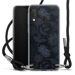 New Carry Case Transparent Stoff schwarz/silber