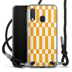 New Carry Case Transparent Stoff schwarz/silber