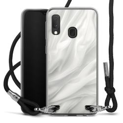 New Carry Case Transparent Stoff schwarz/silber