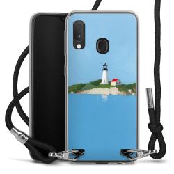 New Carry Case Transparent Stoff schwarz/silber