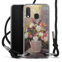 New Carry Case Transparent Stoff schwarz/silber