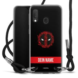 New Carry Case Transparent Stoff schwarz/silber