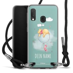 New Carry Case Transparent Stoff schwarz/silber