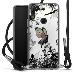 Carry Case Transparent Fabric black/silver