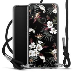 Carry Case Transparent Fabric black/silver