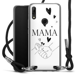 New Carry Case Transparent Stoff schwarz/silber