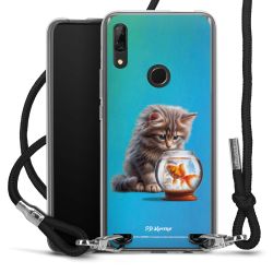 New Carry Case Transparent Stoff schwarz/silber