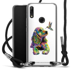 New Carry Case Transparent Stoff schwarz/silber