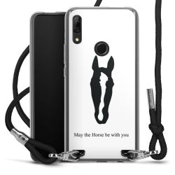 New Carry Case Transparent Stoff schwarz/silber