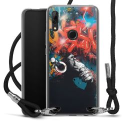 New Carry Case Transparent Stoff schwarz/silber