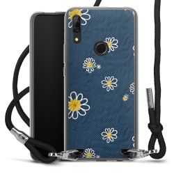 New Carry Case Transparent Stoff schwarz/silber