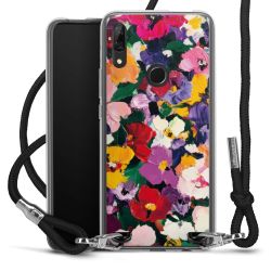 New Carry Case Transparent Stoff schwarz/silber