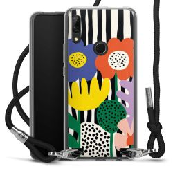 New Carry Case Transparent Stoff schwarz/silber