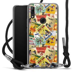 New Carry Case Transparent Stoff schwarz/silber