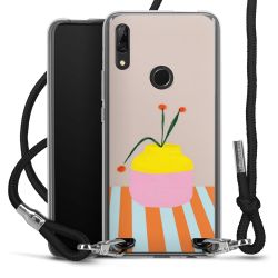 New Carry Case Transparent Stoff schwarz/silber