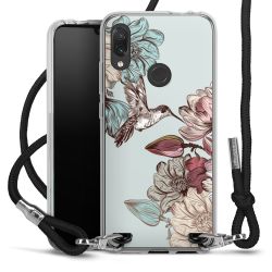 Carry Case Transparent Fabric black/silver