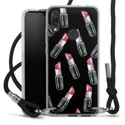 Carry Case Transparent Fabric black/silver