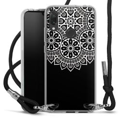 Carry Case Transparent Fabric black/silver