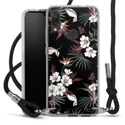 Carry Case Transparent Fabric black/silver