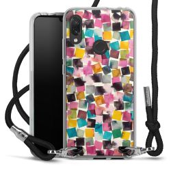 Carry Case Transparent Fabric black/silver