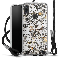 Carry Case Transparent Fabric black/silver